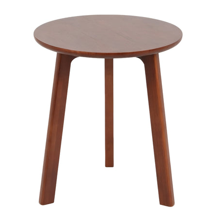 Modern European furniture - 3-Leg Solid Wood End Table - www.oroa.com
