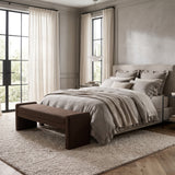 Modern European furniture - Modern Upholstered End of Bed Bench - www.oroa.com