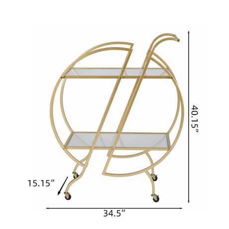 Modern European furniture - Home Bar Serving Cart - www.oroa.com