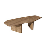 Modern European furniture - Contemporary Rustic Ash Wood Coffee Table - www.oroa.com