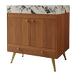 Modern European furniture - Mid-Century Free-standing Bathroom Vanity - www.oroa.com