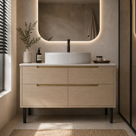 Modern European furniture - Bathroom Vanity with Sink - www.oroa.com