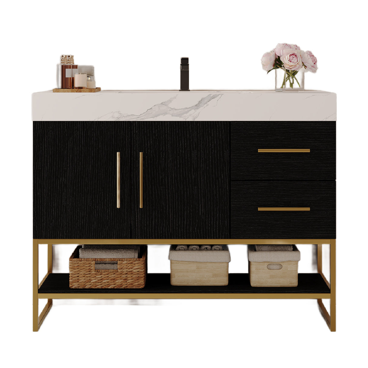 Modern Free-Standing Bathroom Vanity | OROA