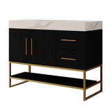 Modern Free-Standing Bathroom Vanity | OROA