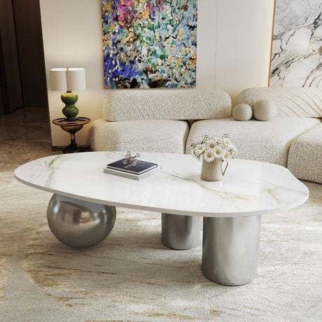 Minimalist Marble Coffee Table | OROA