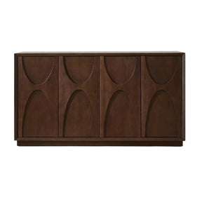 Modern European furniture - 4-Door Ash Veneer Accent Cabinet - www.oroa.com