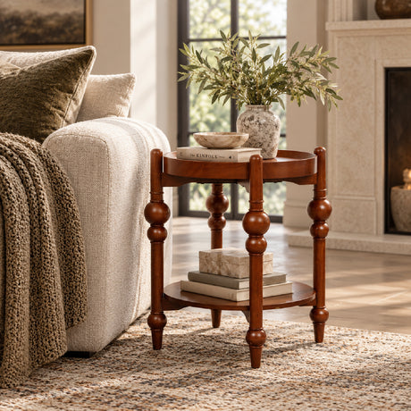 Classic Solid Wood Side Table | OROA