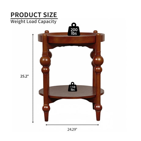 Classic Solid Wood Side Table | OROA