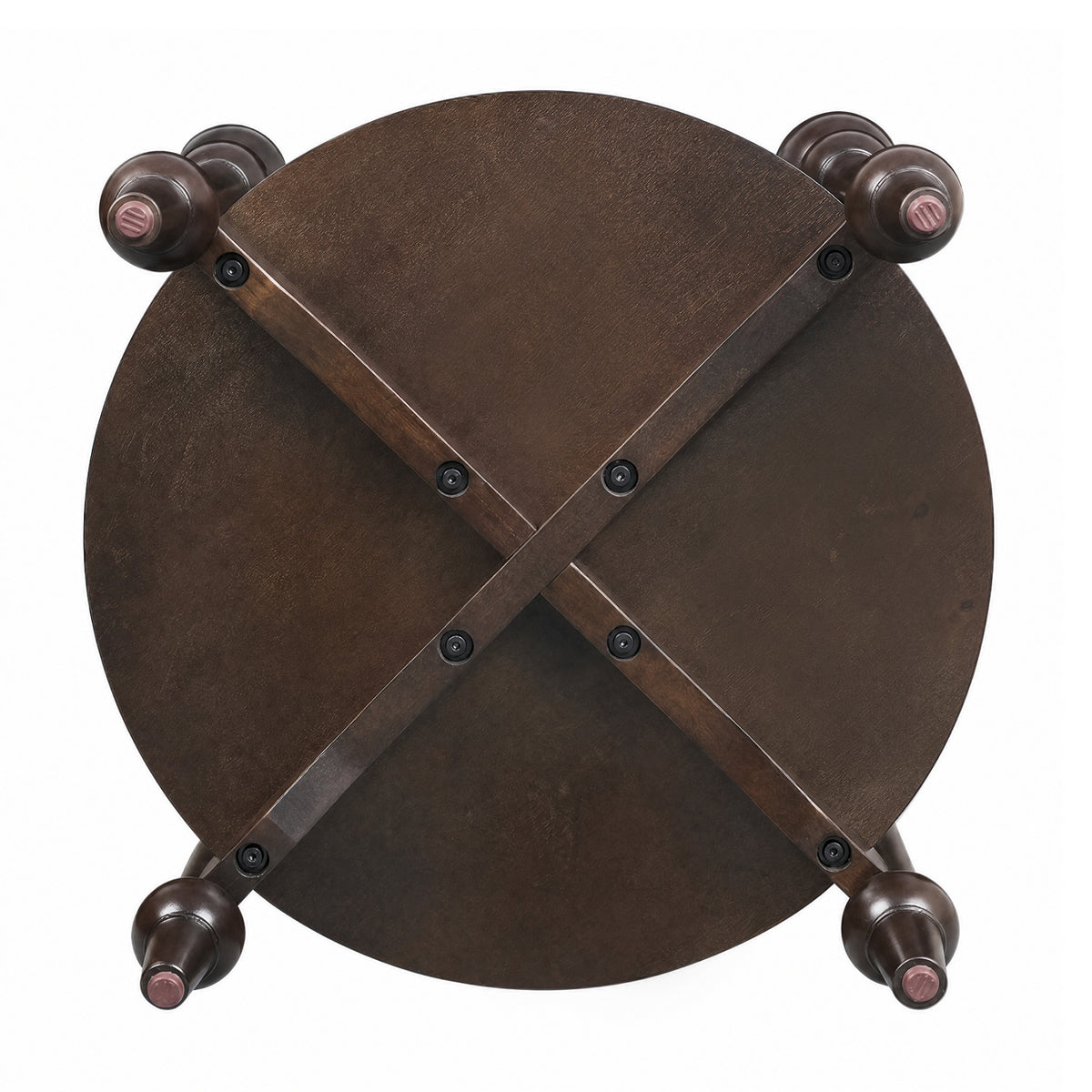 Classic Solid Wood Round Side Table | OROA