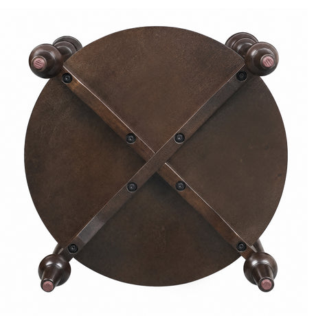 Classic Solid Wood Round Side Table | OROA