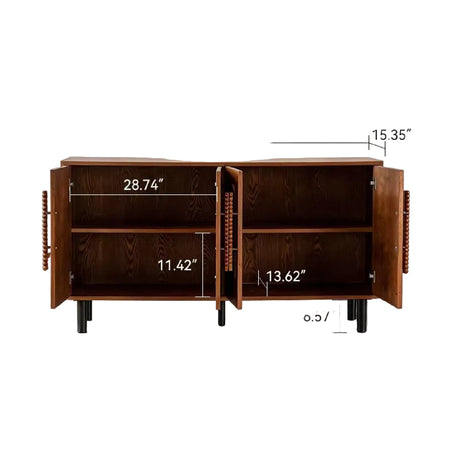 Modern European furniture - Antique Gold Arched Door Sideboard - www.oroa.com