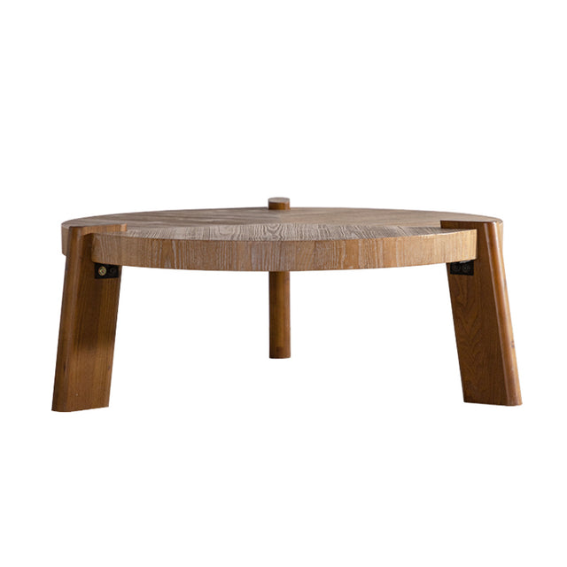 Modern European furniture - Round Herringbone Coffee Table - www.oroa.com