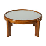 Silver Mirrored Top Coffee Table | OROA