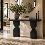 Modern Black Console Table | Maison Naturelle