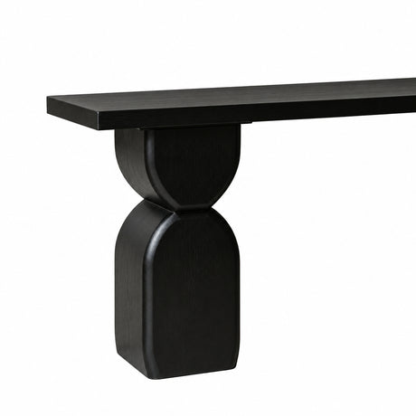 Modern European furniture - Modern Black Console Table - www.oroa.com