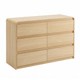 Modern European furniture - Modern 6-Drawer Wood Dresser - www.oroa.com