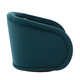 Teal Velvet Swivel Accent Chair | OROA