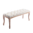 Modern European furniture - French Vintage Tufted Bench - www.oroa.com