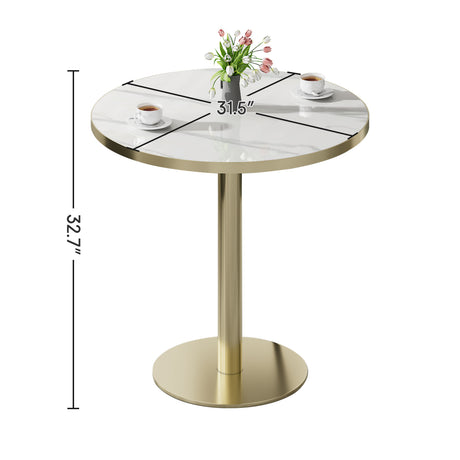 Modern European furniture - Indoor/Outdoor Round Modern Bistro Table - www.oroa.com