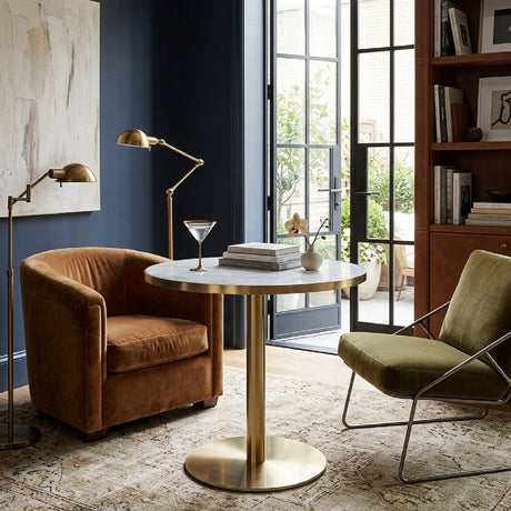 Modern European furniture - Indoor/Outdoor Round Modern Bistro Table - www.oroa.com