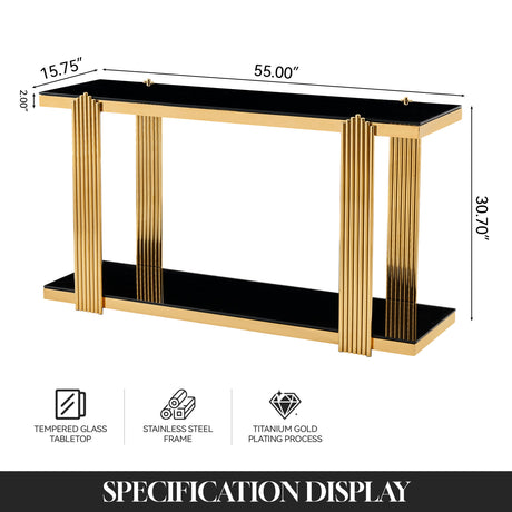 Modern European furniture - Modern Minimalist Console Table - www.oroa.com