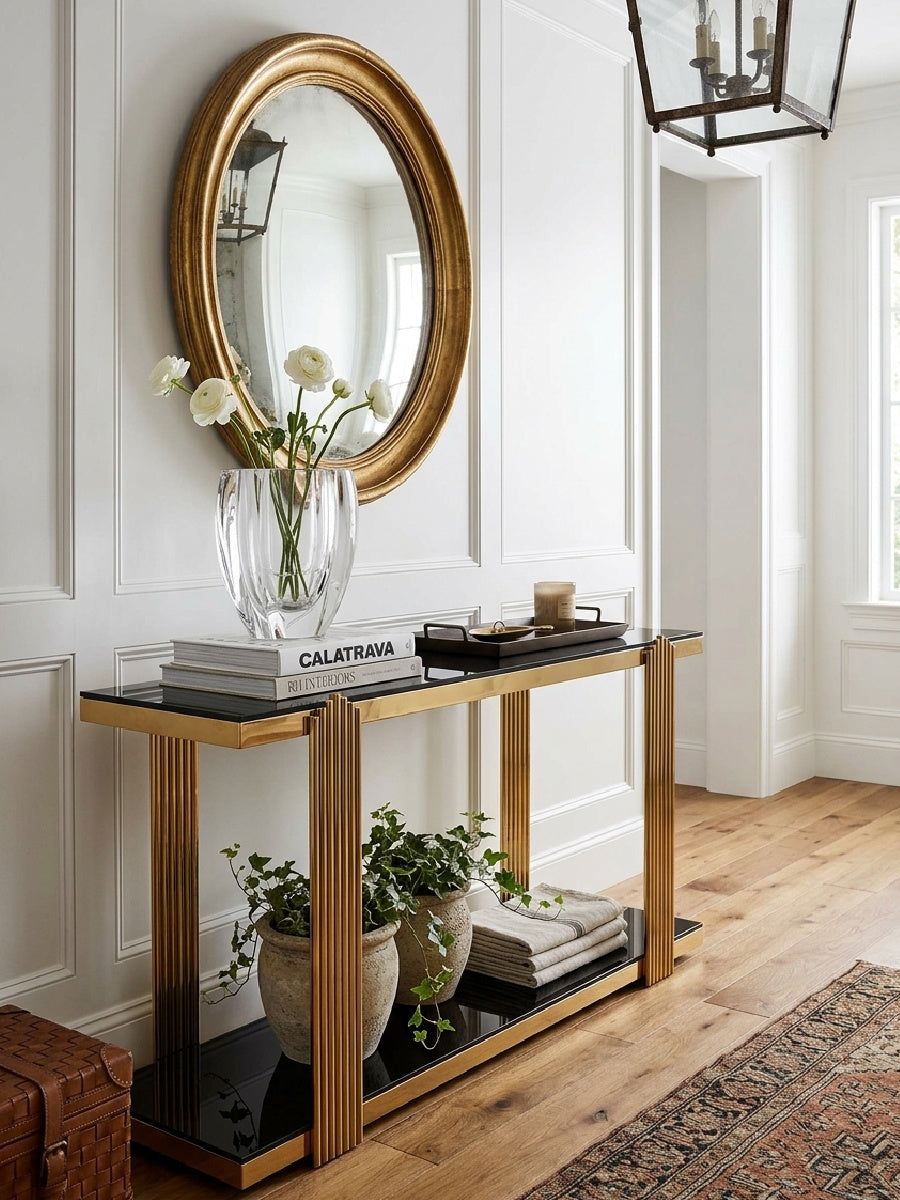 Modern European furniture - Modern Minimalist Console Table - www.oroa.com