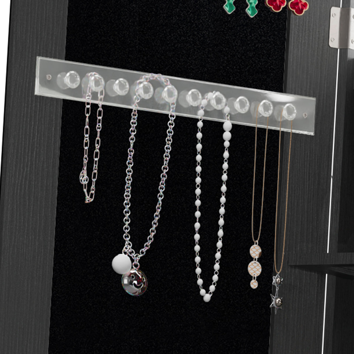 360°Swivel Jewelry Cabinet with Full Length Mirror | OROA