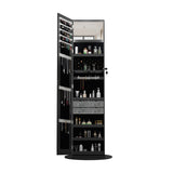 360°Swivel Jewelry Cabinet with Full Length Mirror | OROA