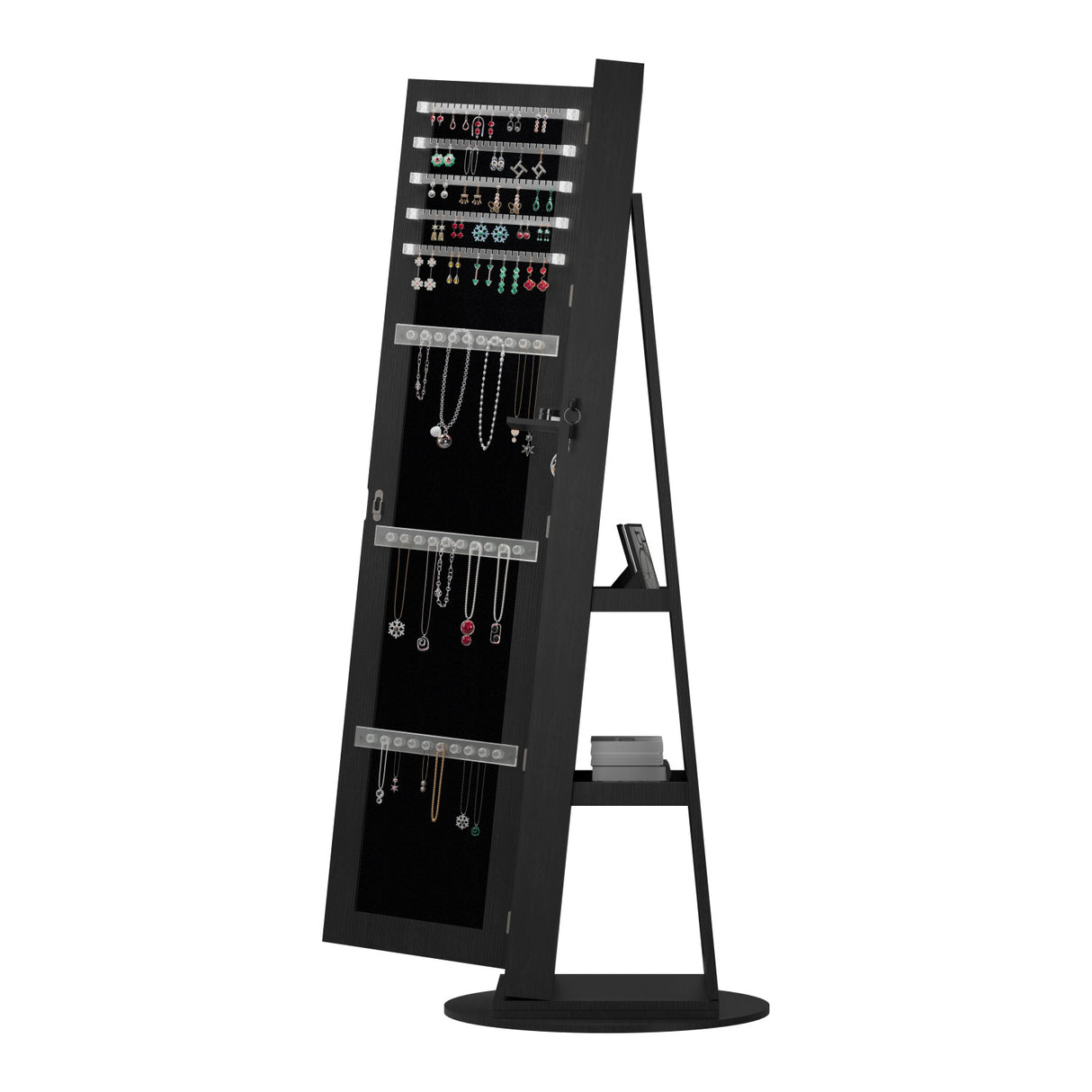 360°Swivel Jewelry Cabinet with Full Length Mirror | OROA