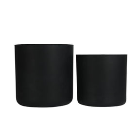 Modern European furniture - Outdoor Indoor Round Concrete Planters (2) - www.oroa.com