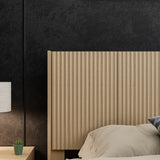 Modern Farmhouse Wood Queen Headboard | OROA