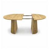 Modern Extendable Oval Wooden Dining Table | OROA