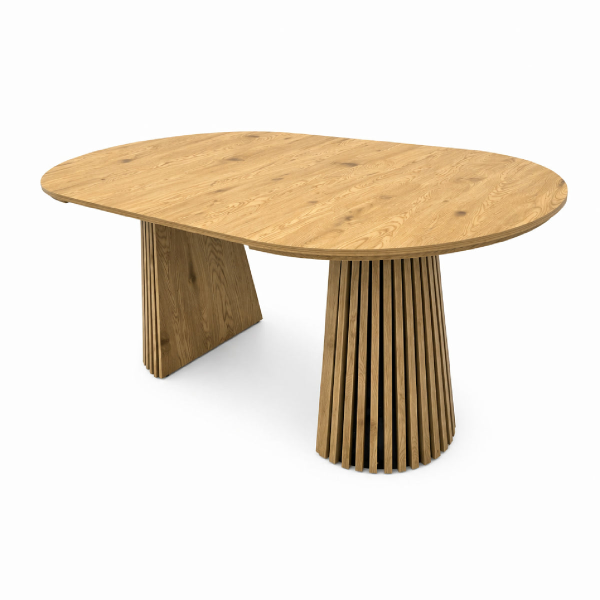 Modern Extendable Oval Wooden Dining Table | OROA