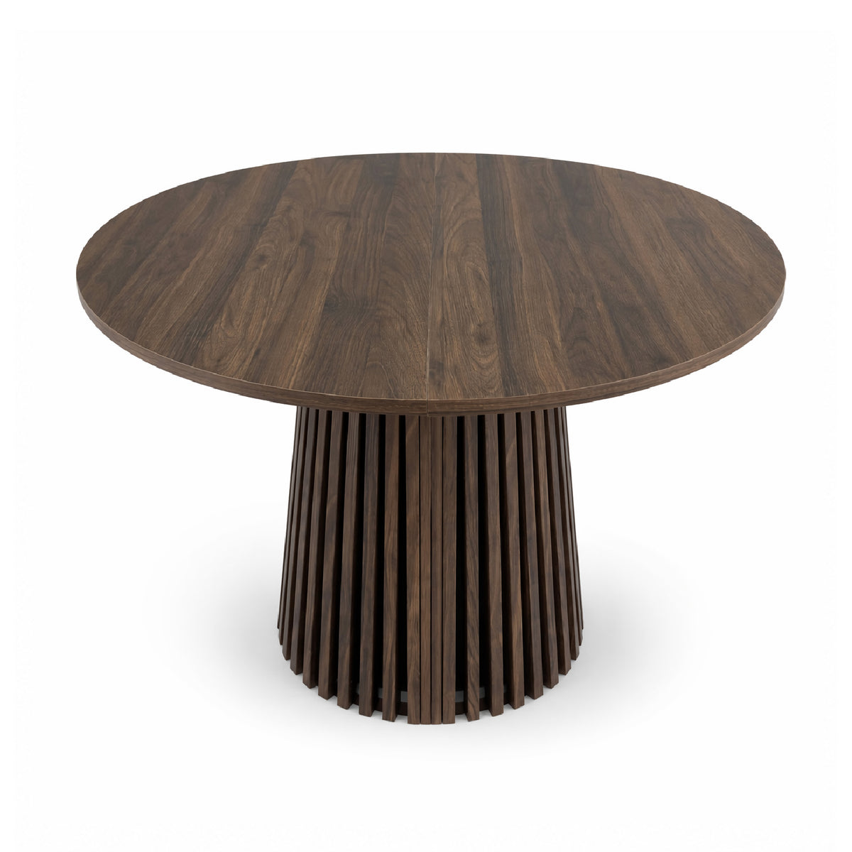 Modern Walnut Oval Extendable Dining Table | OROA