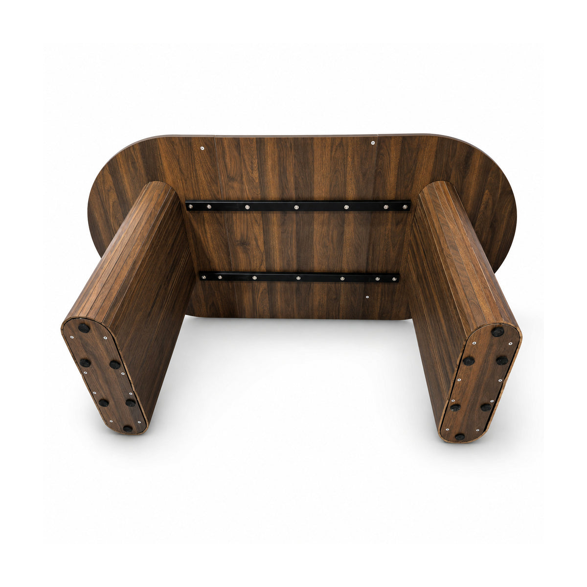 Modern Walnut Oval Dining Table | OROA