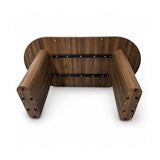 Modern Walnut Oval Dining Table | OROA