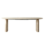 Modern Oval Extendable Wooden Dining Table | OROA