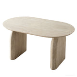 Modern Oval Extendable Wooden Dining Table | OROA