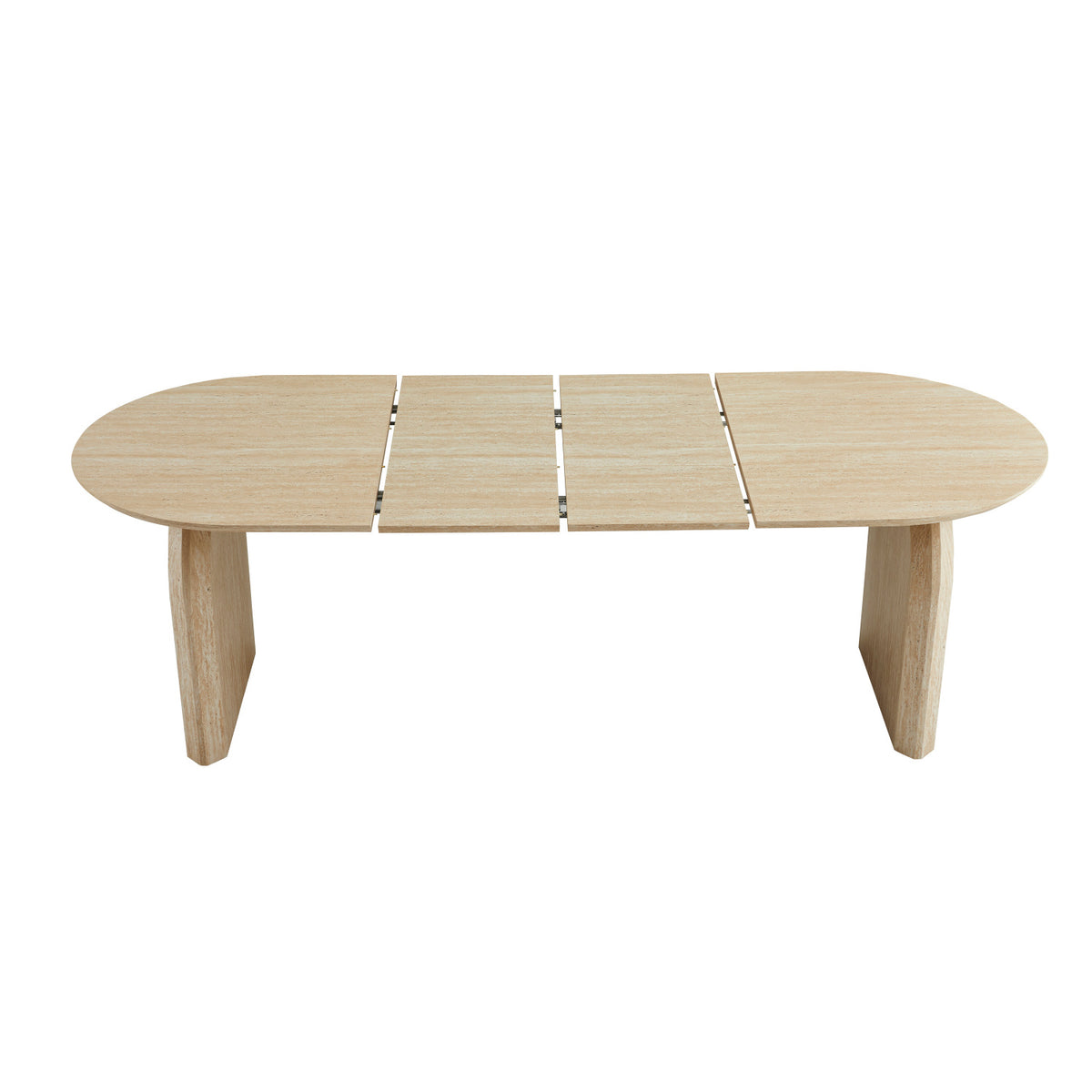 Modern Oval Extendable Wooden Dining Table | OROA