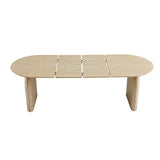 Modern Oval Extendable Wooden Dining Table | OROA