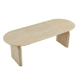 Modern Oval Extendable Wooden Dining Table | OROA