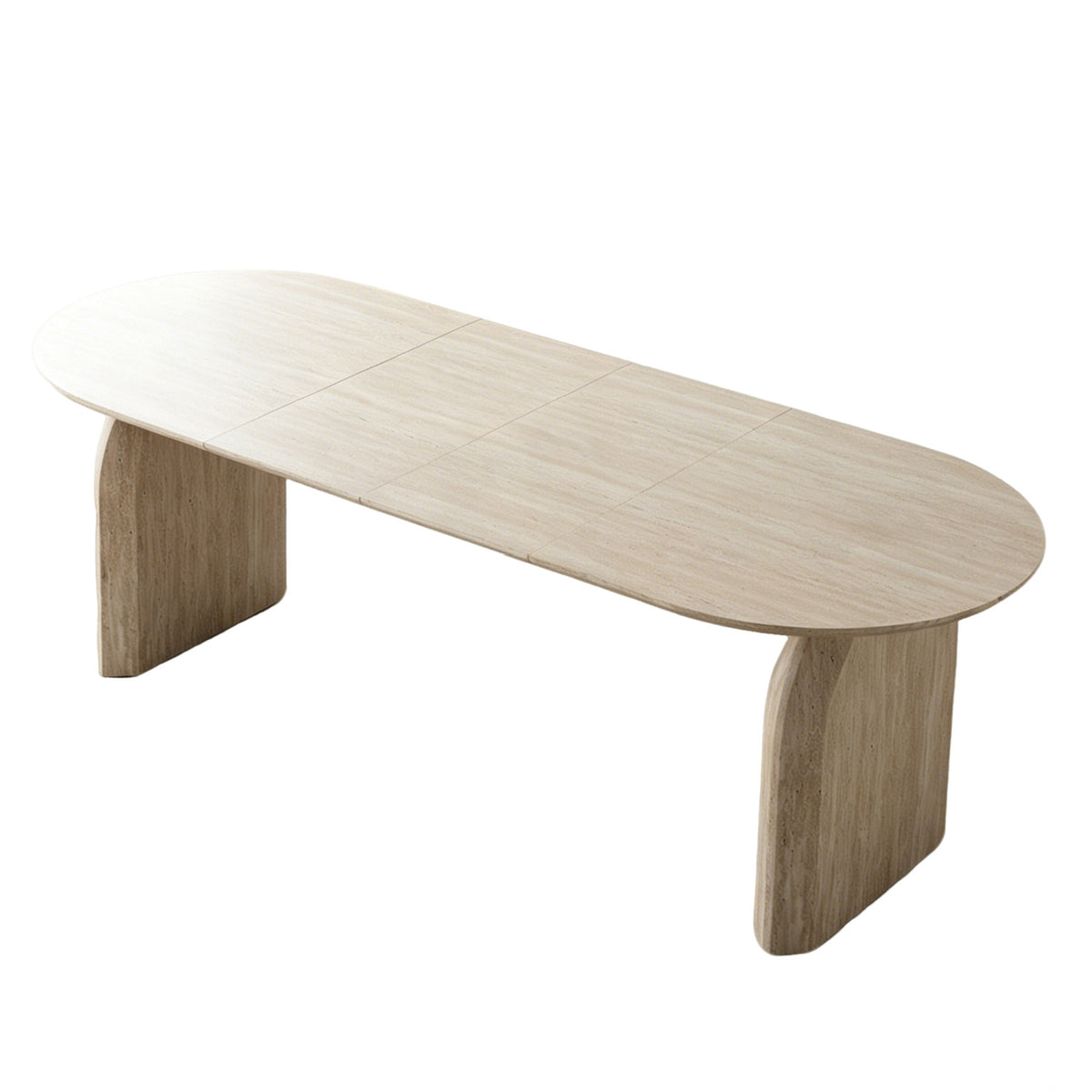 Modern Oval Extendable Wooden Dining Table | OROA