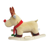 Kids Plush Moose Ride-On Rocking Horse | OROA Kids