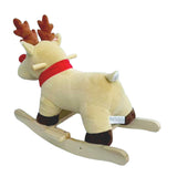 Kids Plush Moose Ride-On Rocking Horse | OROA Kids