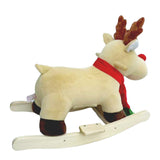 Kids Plush Moose Ride-On Rocking Horse | OROA Kids