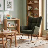 Tufted Wingback Rocking Chair | OROA Kids