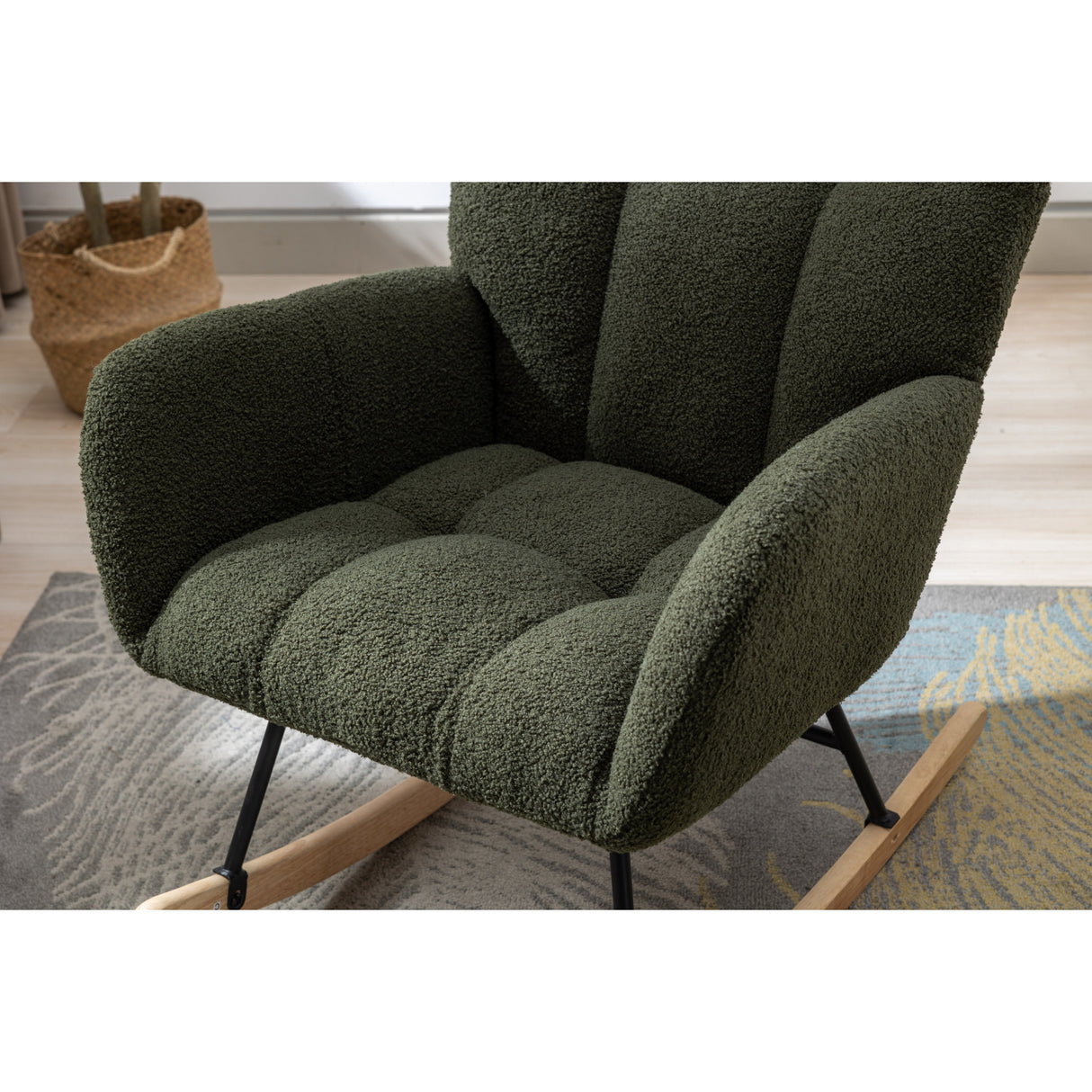 Tufted Wingback Rocking Chair | OROA Kids