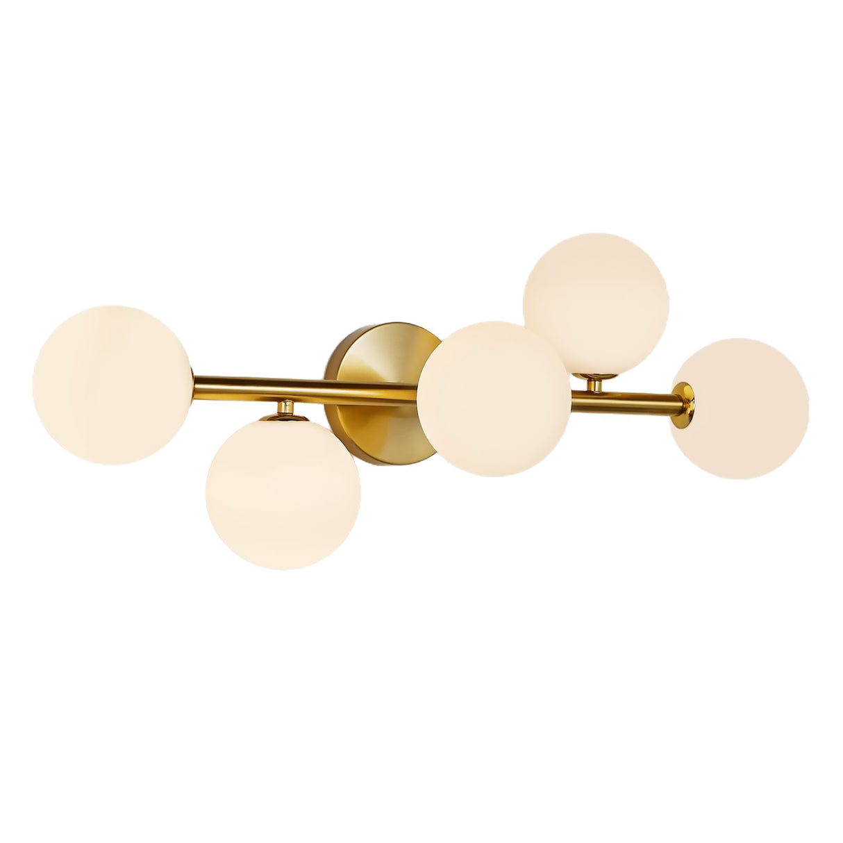 Modern Gold 5-Light Wall Scone | OROA