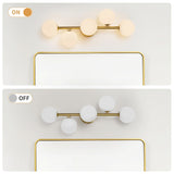 Modern Gold 5-Light Wall Scone | OROA