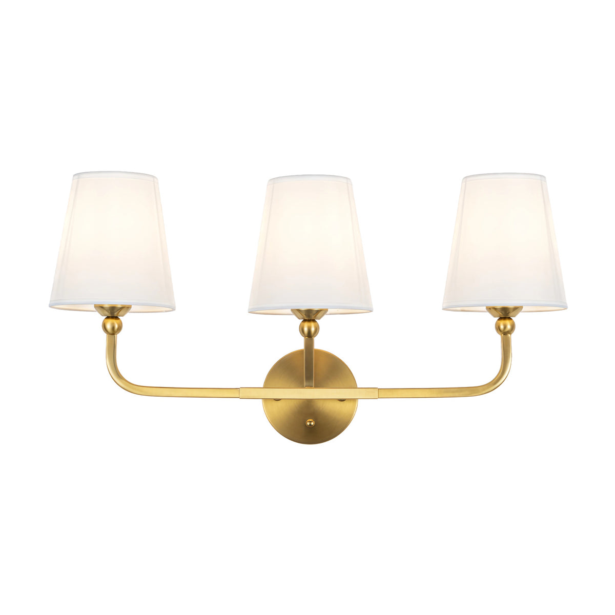 Three-Light Golden Vanity Light | OROA